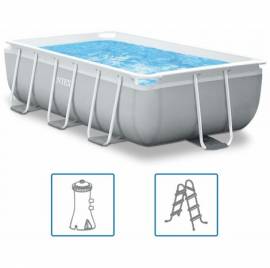 Intex PISCINA RETT.FRAME PRISMA CM.300x175x80H