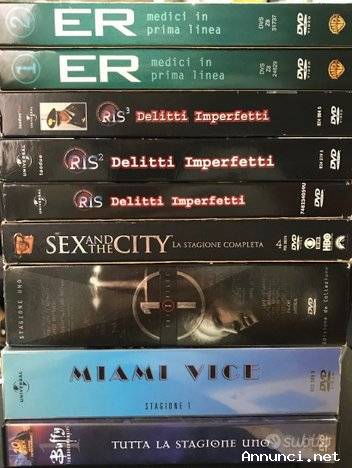 Vari titoli di film e serie per lettori dvd