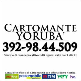 Il Cartomante YORUBA' è presente on line dal 2007