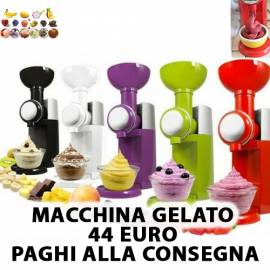 MACCHINA ELETTRICA PER DESSERT GELATO YOGURT CREMA FREDDA ALLA FRUTTA 44 EURO