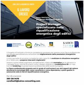 Project Manager specializzato nella riqualificazione energetica degli edifici