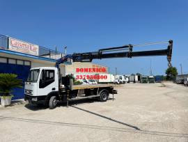 IVECO EUROCARGO 100E15 CASSONE FISSO E GRU PM SERIE 8