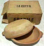 Pentola in terracotta La Cotta ceramiche Boretto scatola e libretto d'istruzioni