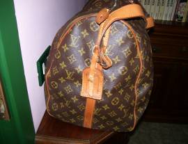 Borsone  L. V.  Keepall 60 monogram Vintage anni 70.