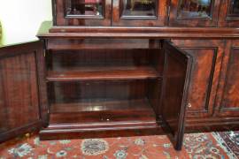 Bookcase-libreria doppio corpo quattro sportelli stile inglese