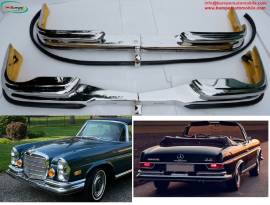 Mercedes W111 W112 low grille models 280SE 3,5L V8 Coupe/Convertible bumpers (1969-1971)