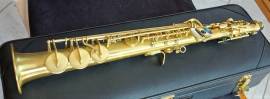 YAMAHA Custom Style Sax Soprano BRONZO Satinato Nuovo (Garanzia)