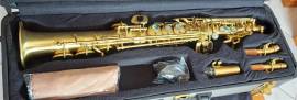 YAMAHA Custom Style Sax Soprano BRONZO Satinato Nuovo (Garanzia)