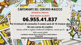 Cartomanti del Cerchio Magico ♥ Prova il nostro consulto a 1€ ♥
