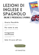 Lezioni di Inglese e Spagnolo online o presenziali (Parma)