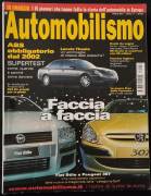 AUTOMOBILISMO 04/2001 HYUNDAI SANTA FE'/FIAT DOBLO'/OPEL VECTRA/PEUGEOT 607/MECEDES C180/KIA JOICE.