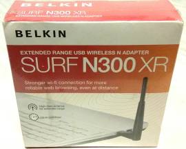 Belkin F9L1004AZ Adattatore Antenna N300XR USB, Extender Wireless, Nero nuovo
