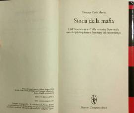 Storia della mafia di Giuseppe Carlo Marino 1°Ed.Newton Compton, giugno 2014