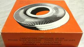 Caricatore circolare per 120 diapositive Turbofan - Diacomet Hanimex - Kindermann nuovo