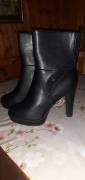 Stivaletti Stivali alla caviglia donna neri tacco 11 cm n.38 nuovi