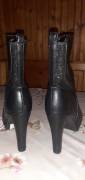 Stivaletti Stivali alla caviglia donna neri tacco 11 cm n.38 nuovi