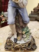 Statuina in porcellana fanciullo di Benacchio Triade