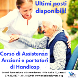 CORSO DI ASSISTENTE PER ANZIANI E PORTATORI DI HANDICAP