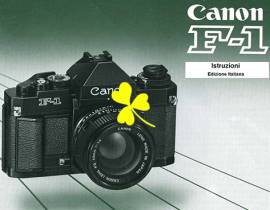 CANON F1 NEW – F1 OLD - FTb - LIBRETTO MANUALE ISTRUZIONI FOTOCAMERA EPOCA