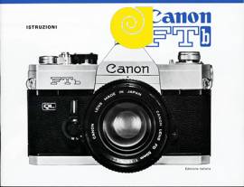 CANON F1 NEW – F1 OLD - FTb - LIBRETTO MANUALE ISTRUZIONI FOTOCAMERA EPOCA