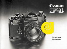 CANON F1 NEW – F1 OLD - FTb - LIBRETTO MANUALE ISTRUZIONI FOTOCAMERA EPOCA