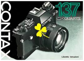 CONTAX 137 MD - 139 Q - 159 MM - 167 MT - 645 AF-  LIBRETTO MANUALE ISTRUZIONI 