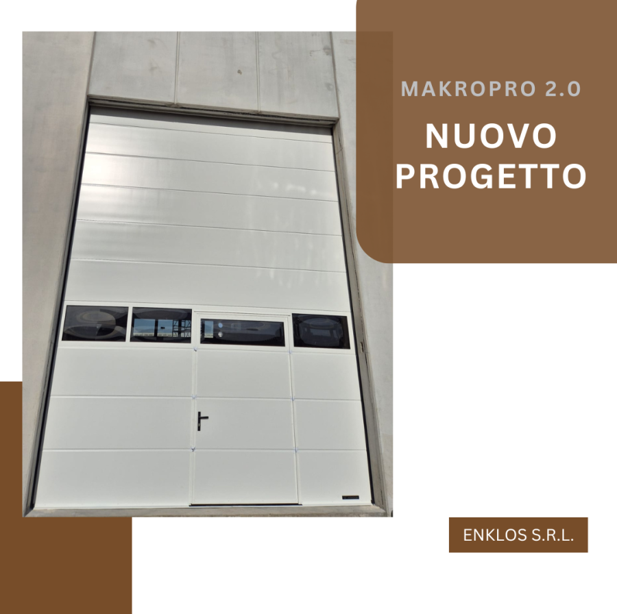 Portone sezionale industriale MakroPro 2.0 4,320 m x 3,875 m