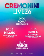 Cesare Cremonini biglietti PIT Ippodromo SNAI La Maura Milano 10 giugno 2026