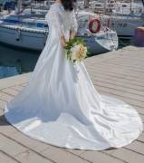 Abito da sposa tg44 colore avorio 