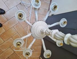 lampadario in ceramica