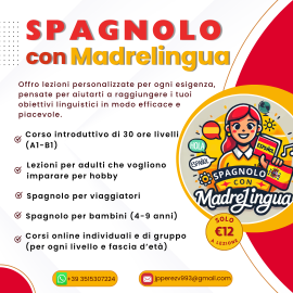 Impara lo spagnolo con un'insegnante madrelingua