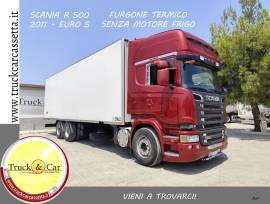 SCANIA R 500 – 2011 – 3 ASSI – FURGONE TERMICO SENZA MOTORE FRIGO – EURO 5