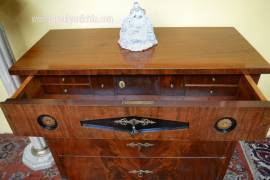 Antico comò con piano di scrittura stile Biedermeier