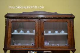 Antica credenza doppio corpo stile Luigi Filippo