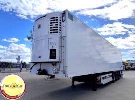 RIF.1158 SEMIRIMORCHIO MENCI – 2008 –ISOTERMICO CON GRUPPO FRIGO – TRASPORTO CARNE – ATP FRC 02/2025