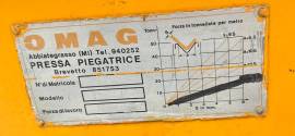 PIEGATRICE OMAG  1000 X 10 TON  Macchina Usata  Codice Interno: svr 333