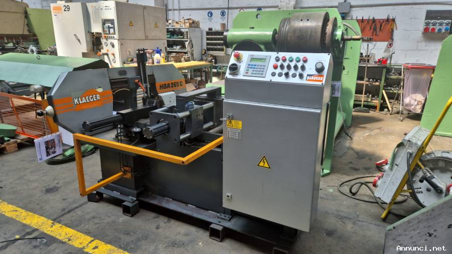 SEGHETTO A NASTRO KLAEGER MODELLO HBA 265 G