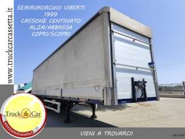 RIF.1227 SEMIRIMORCHIO VIBERTI – 1999 – CASSONE CENTINATO – ALZA/ABBASSA – COPRI/SCOPRI