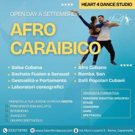 Corsi AFRO-CARAIBICO a partire da SETTEMBRE 