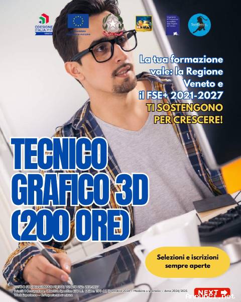 Tirocinio - Tecnico grafico 3D