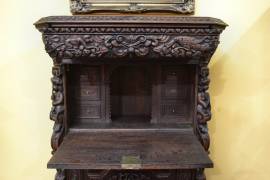 Antico secretaire francese stile Rinascimento