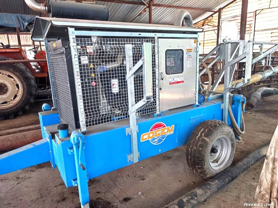 MOTOPOMPA MOBILE PER IRRIGAZIONE A PIOGGIA 177 HP.