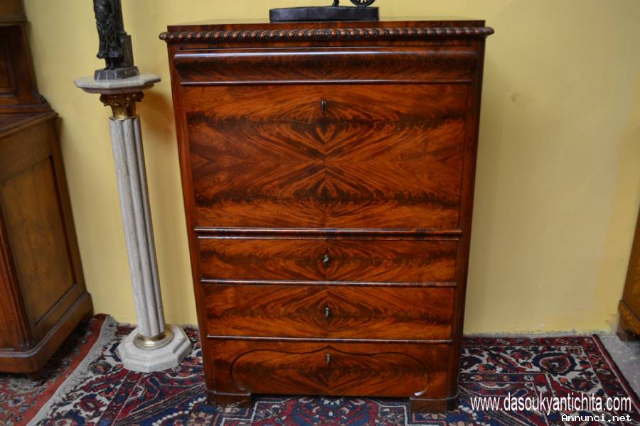 Antico secretaire stile Biedermeier