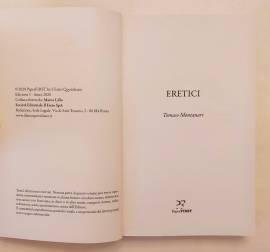 Eretici di Tomaso Montanari 1°Ed.PaperFirst, ottobre 2020 come nuovo
