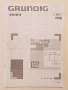 Libretto d'istruzioni Videocamera VHS Grunding LC 400 C  in diverse lingue
