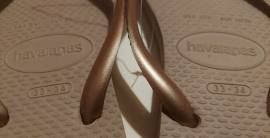 Hawaianas Slim con Logo Metallico colore Rose Gold numero 35/36 nuovo Hawaianas Slim con Logo Metallico colore Rose Gold numero 35/36 nuovo
