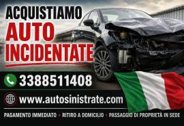 acquistiamo auto sinistrate incidentate 