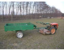 Motocoltivatore 21 cv completo di rimorchio