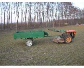 Motocoltivatore 21 cv completo di rimorchio