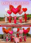 LOVE PARADE – EVENTO UNICO IN ITALIA – COSTUMI SCENOGRAFICI – SFILATA ITINERANTE PER LE VIE DELLA TU